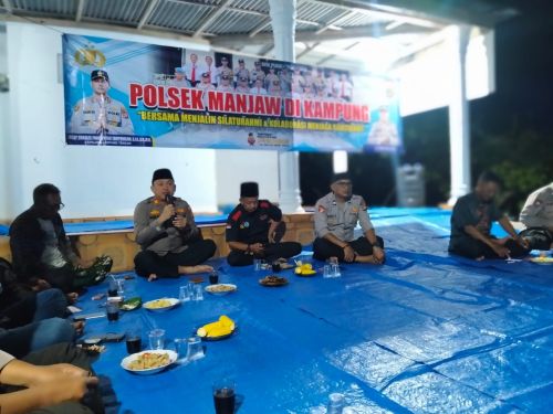 Sambangi Kampung Setia Bumi, Kapolsek Seputih Banyak Ajak Warga Perkuat Kamtibmas Lewat PMK