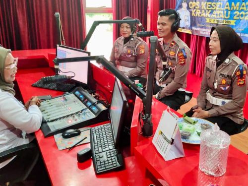 Satlantas Polres Lampung Tengah Sosialisasikan Ops Keselamatan Krakatau 2025 Lewat Rapemda